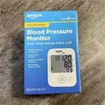 Amazon Basic Care Upper Arm Blood Pressure Monitor Digital Automatic White Cuff. Fixed Price $19.13.