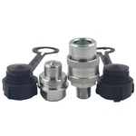 KZE-B-02 1/4'' Npt Set 10,000PSI High Pressure Hydraulic Quick Connect Coupli.... Fixed Price $35.63.