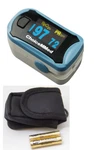 Choicemmed SPO2 Finger Blood Oxygen Pulse Oximeter With Free Battery And Case. Fixed Price $29.99.