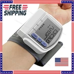 Digital Wrist Blood Pressure Monitor Heart Rate Pulse Bp Cuff Lcd Health Meter. Fixed Price $14.49.