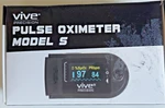 Vive SP02 Pulse Oximeter Model Fingertip Bluetooth Includes Case, Batteries. Fixed Price $10.99.