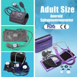 Aneroid Sphygmomanometer Stethoscope Manual Blood Pressure Bp Cuff Gauge Machine. Fixed Price $19.85.