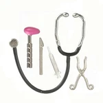 Dolls House 5 Piece Doctors Set Stethoscope Syringe Scissors Tumdee 1:12 Scale. Fixed Price $13.43.