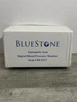 New Bluestone Automatic Arm Digital Blood Pressure Monitor Item #80-5101. Fixed Price $19.99.